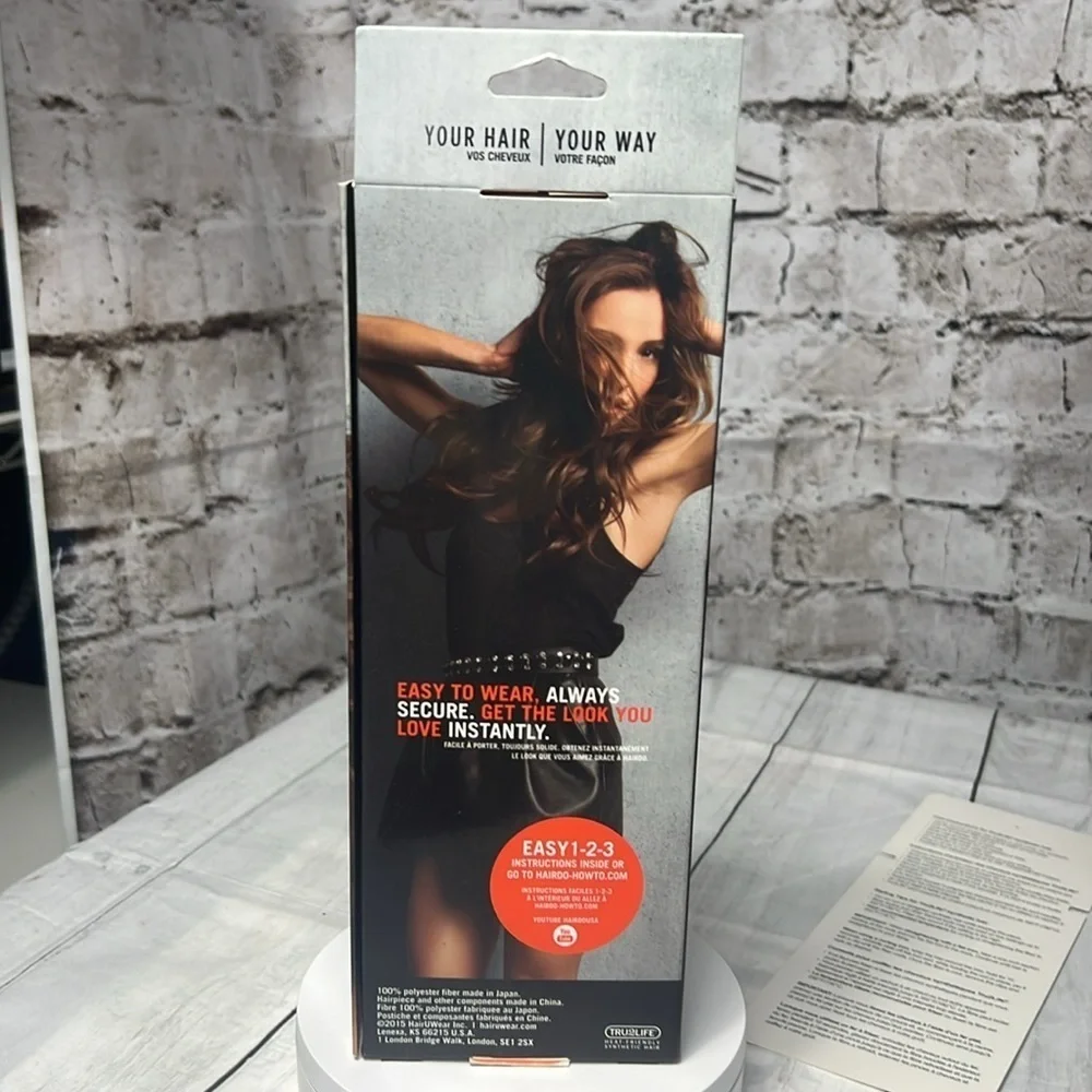Hairdo Invisible Extension – Chocolate Copper/Medium Red Brown R6/30H (20” halo)